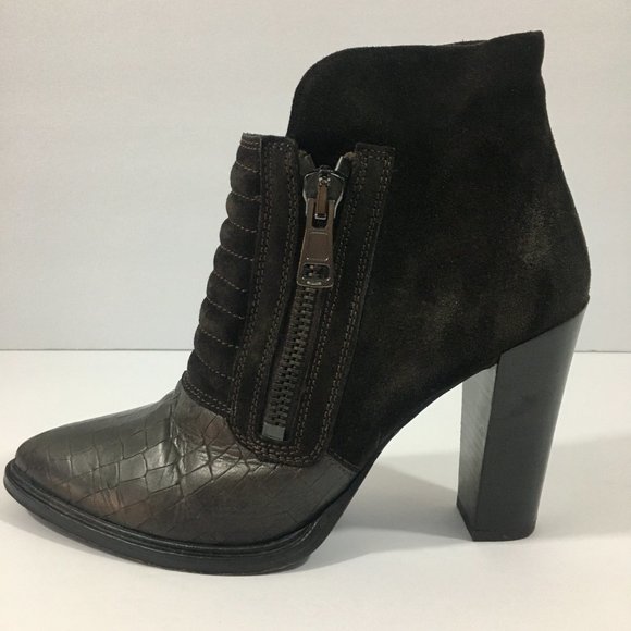 All Saints Crocodile Embossed Ankle Boots – Like New - Picture 4 of 12